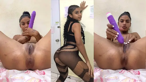 Dominican La Reina Zendeya Se Masturba Con Gran Vibrador