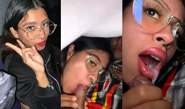 En EL Cine discretamente Le Chupo La Verga