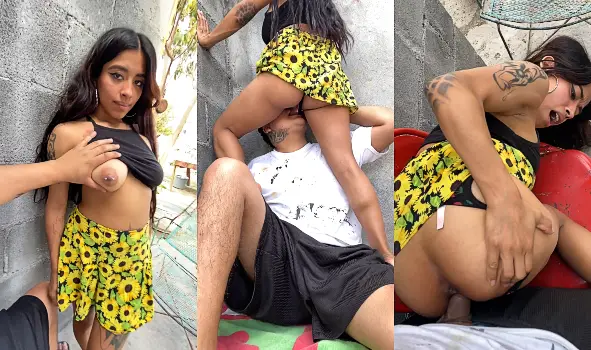 Espero a mi Morro En Falditas Para Culiar mas Rico