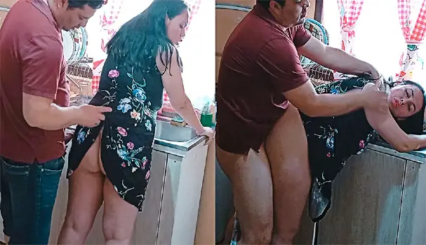 Mi Cuñado Me Folla Luego de Terminar de Lavar los Platos